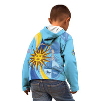 Uruguay Independence Day Kid Hoodie Sol de Mayo Erythrina Crista Galli - Wonder Print Shop