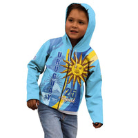 Uruguay Independence Day Kid Hoodie Sol de Mayo Erythrina Crista Galli - Wonder Print Shop