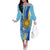 Uruguay Independence Day Off The Shoulder Long Sleeve Dress Sol de Mayo Erythrina Crista Galli - Wonder Print Shop