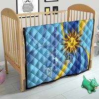 Uruguay Independence Day Quilt Sol de Mayo Erythrina Crista Galli - Wonder Print Shop