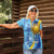 Uruguay Independence Day Women Polo Shirt Sol de Mayo Erythrina Crista Galli - Wonder Print Shop