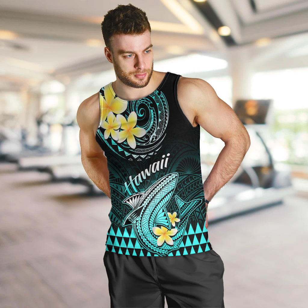 hawaii-men-tank-top-polynesian-shark-with-kakau-turquoise-version