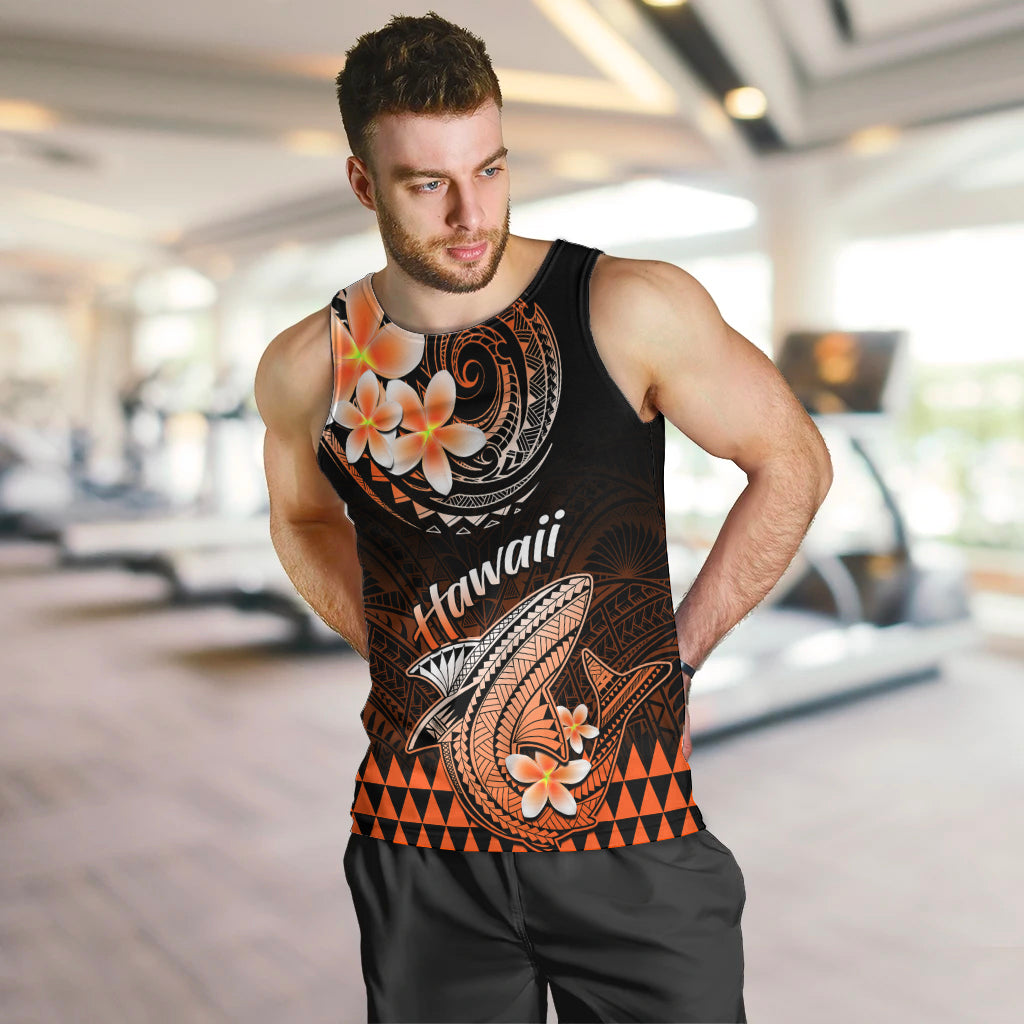 hawaii-men-tank-top-polynesian-shark-with-kakau-orange-version