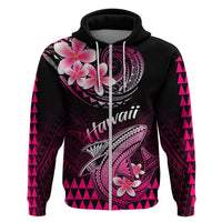 Hawaii Hoodie Polynesian Shark with Kakau Pink Version - Wonder Print Shop
