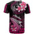 Hawaii T Shirt Polynesian Shark with Kakau Pink Version - Wonder Print Shop