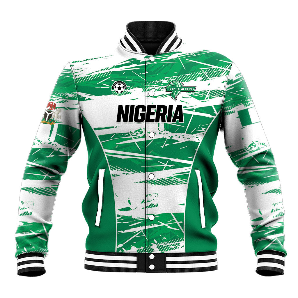 Custom Nigeria 2026 Football Baseball Jacket Go Super Falcons