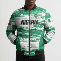 Custom Nigeria 2026 Football Bomber Puffer Jacket Go Super Falcons