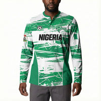 Custom Nigeria 2026 Football Button Sweatshirt Go Super Falcons