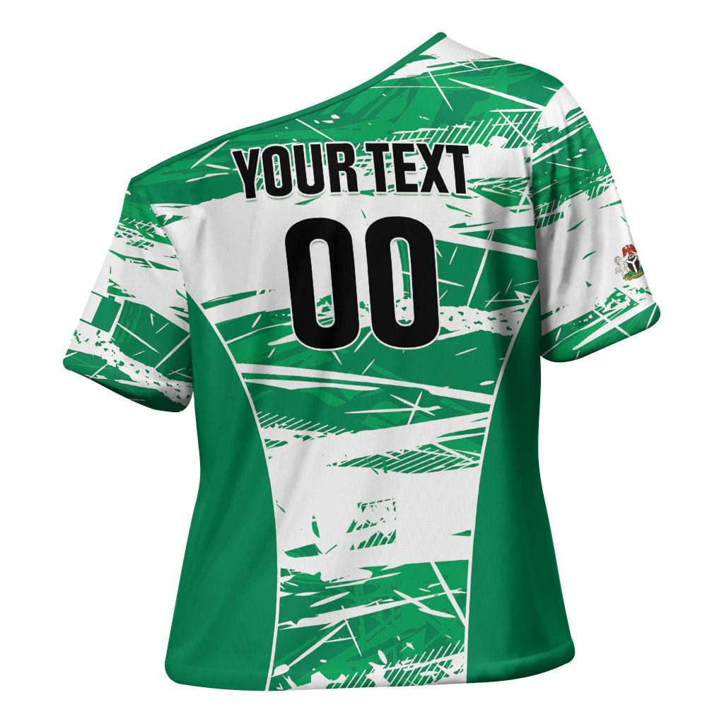 Custom Nigeria 2026 Football Cross Shoulder Shirt Go Super Falcons