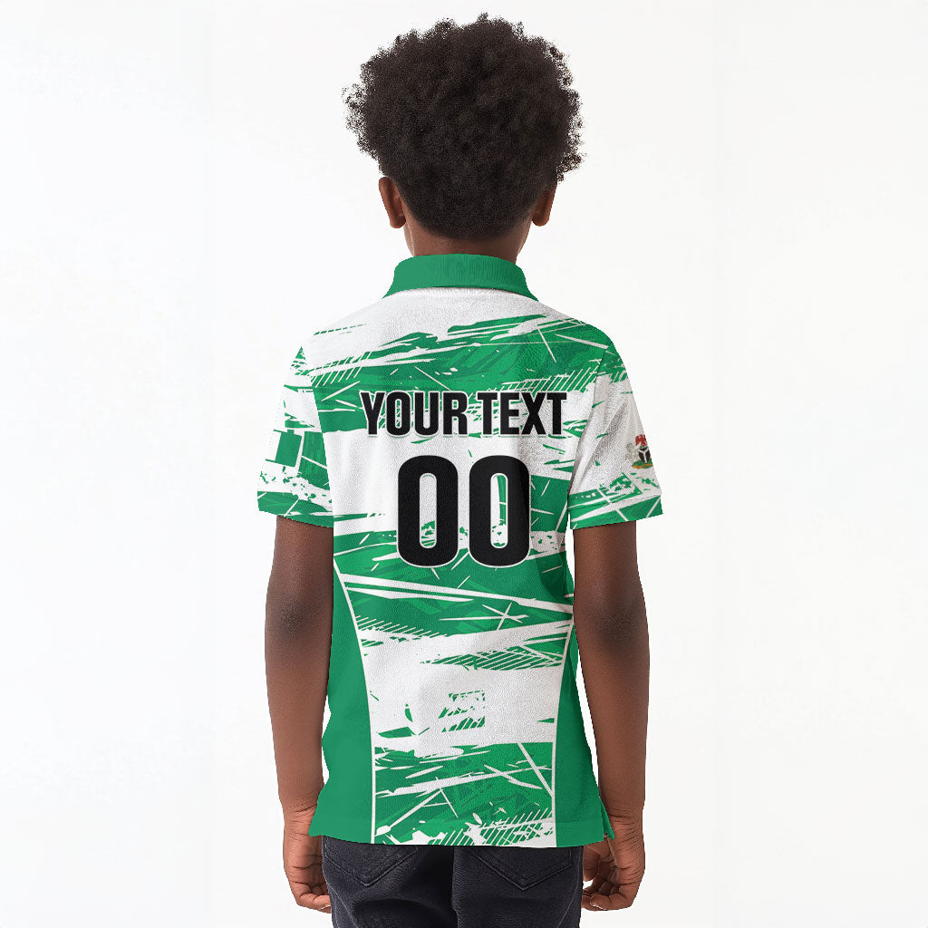 Custom Nigeria 2026 Football Kid Polo Shirt Go Super Falcons