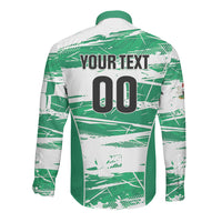 Custom Nigeria 2026 Football Long Sleeve Button Shirt Go Super Falcons