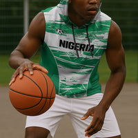 Custom Nigeria 2026 Football Sleeveless Hoodie Go Super Falcons