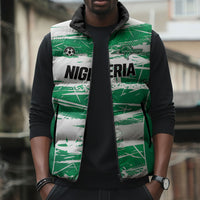 Custom Nigeria 2026 Football Sleeveless Puffer Jacket Go Super Falcons