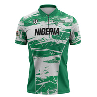 Custom Nigeria 2026 Football Zipper Polo Shirt Go Super Falcons