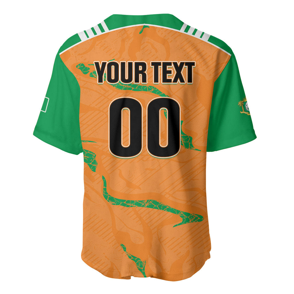 Custom Cote d Ivoire 2026 Football Baseball Jersey Ivory Coast Elephants Proud