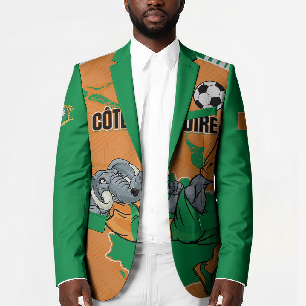 Custom Cote d Ivoire 2026 Football Blazer Ivory Coast Elephants Proud