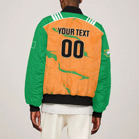 Custom Cote d Ivoire 2026 Football Bomber Jacket Ivory Coast Elephants Proud