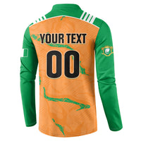 Custom Cote d Ivoire 2026 Football Button Sweatshirt Ivory Coast Elephants Proud