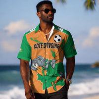 Custom Cote d Ivoire 2026 Football Hawaiian Shirt Ivory Coast Elephants Proud