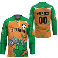 Custom Cote d Ivoire 2026 Football Hockey Jersey Ivory Coast Elephants Proud
