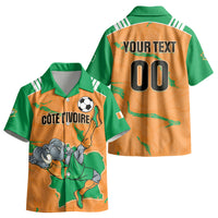 Custom Cote d Ivoire 2026 Football Kid Hawaiian Shirt Ivory Coast Elephants Proud