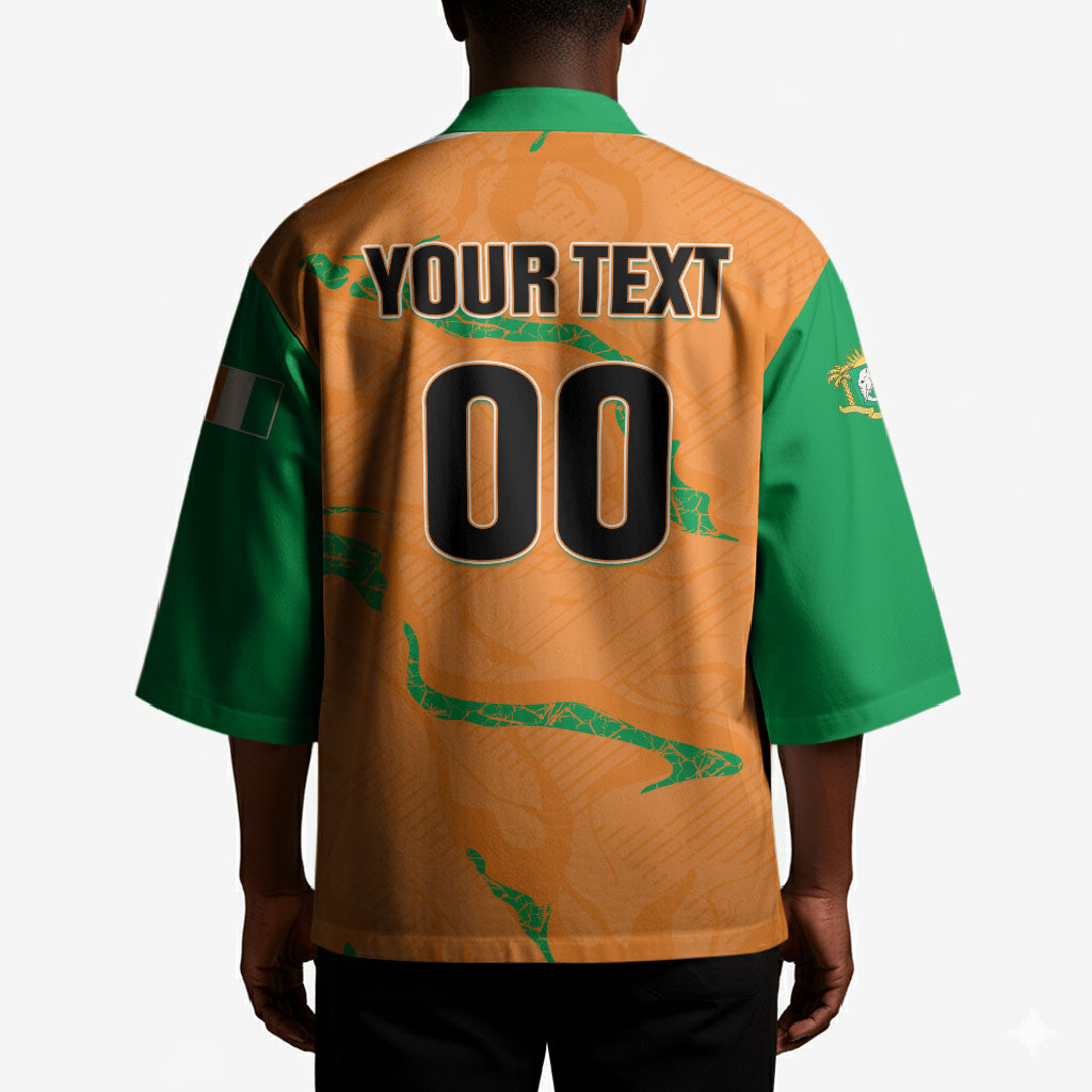 Custom Cote d Ivoire 2026 Football Kimono Ivory Coast Elephants Proud