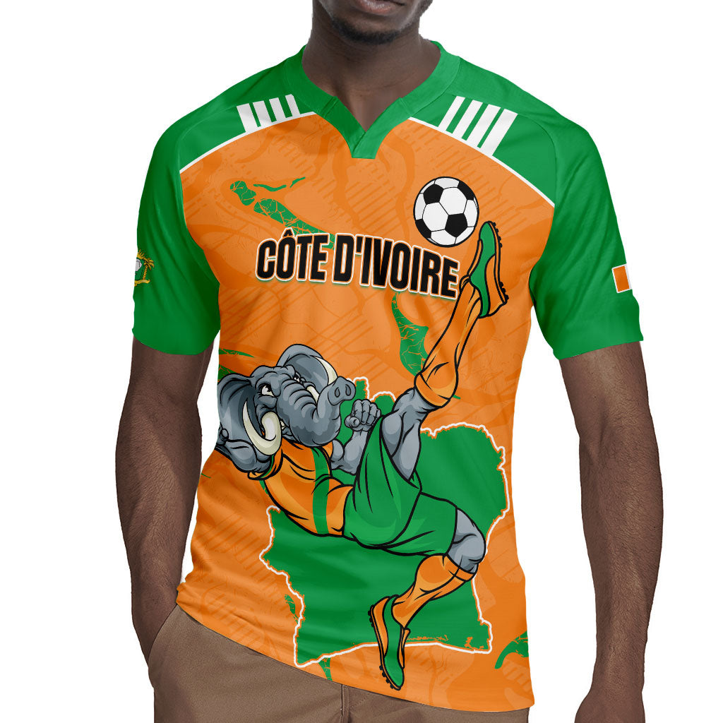 Custom Cote d Ivoire 2026 Football Rugby Jersey Ivory Coast Elephants Proud