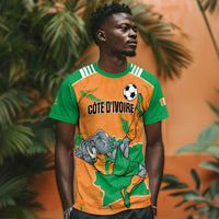 Custom Cote d Ivoire 2026 Football T shirt Ivory Coast Elephants Proud