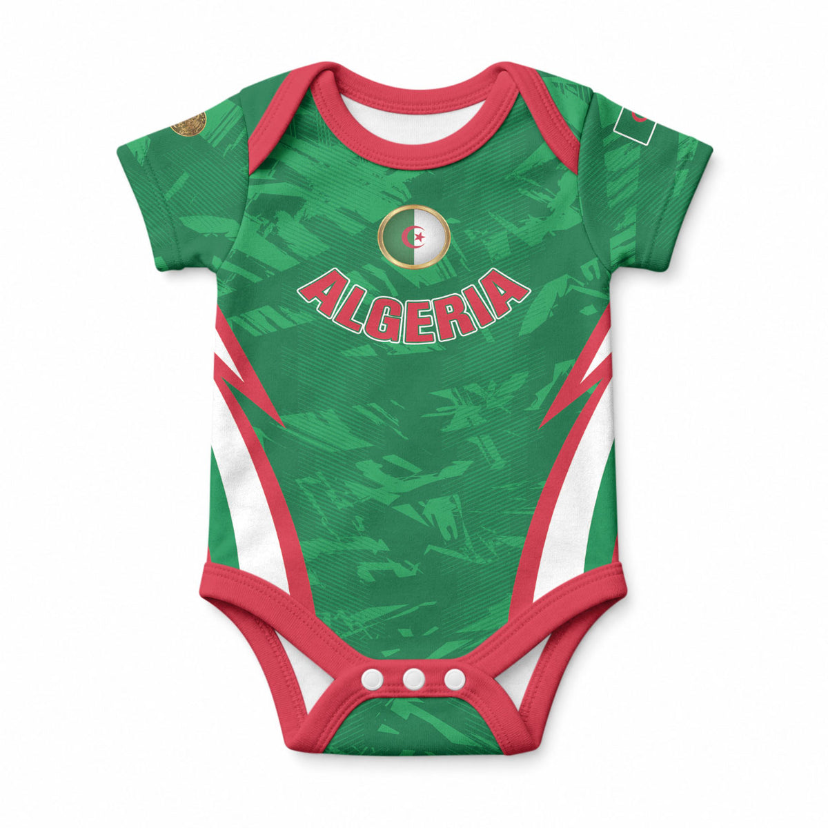 Custom Algeria 2026 Football Baby Onesie The Fennecs Go Champions