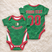 Custom Algeria 2026 Football Baby Onesie The Fennecs Go Champions