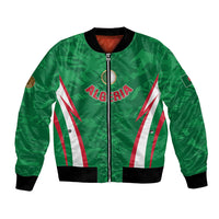 Custom Algeria 2026 Football Bomber Jacket The Fennecs Go Champions