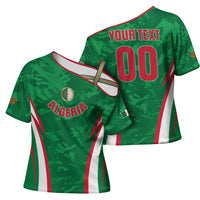 Custom Algeria 2026 Football Cross Shoulder Shirt The Fennecs Go Champions