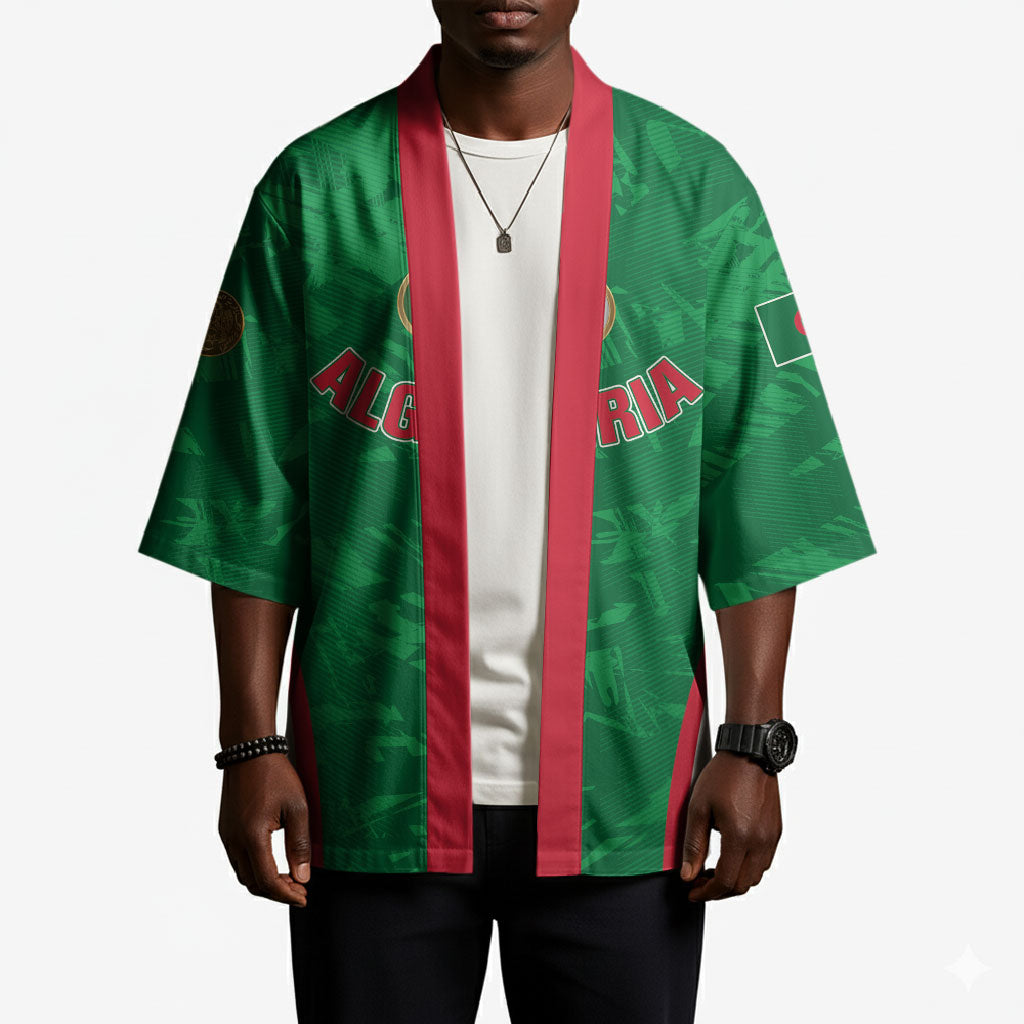 Custom Algeria 2026 Football Kimono The Fennecs Go Champions