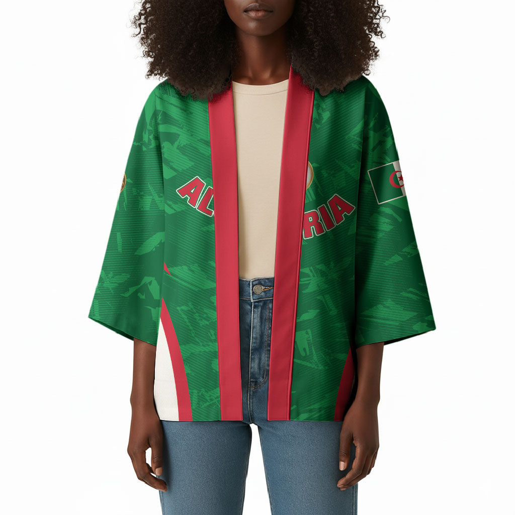 Custom Algeria 2026 Football Kimono The Fennecs Go Champions