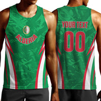 Custom Algeria 2026 Football Men Tank Top The Fennecs Go Champions