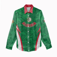 Custom Algeria 2026 Football Women Casual Shirt The Fennecs Go Champions