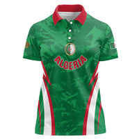 Custom Algeria 2026 Football Women Polo Shirt The Fennecs Go Champions