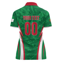 Custom Algeria 2026 Football Women Polo Shirt The Fennecs Go Champions