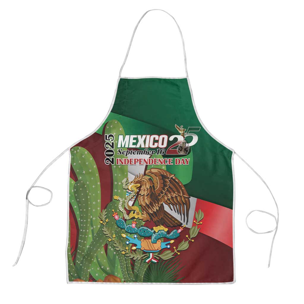 Mexico Independence Day 2025 Apron 215th Anniversary Estados Unidos Mexicanos - Wonder Print Shop