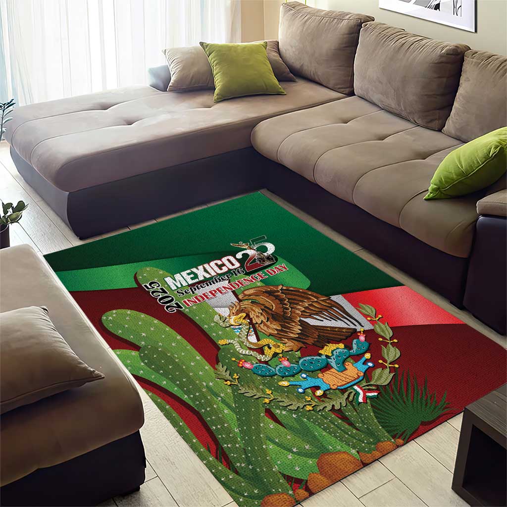 Mexico Independence Day 2025 Area Rug 215th Anniversary Estados Unidos Mexicanos - Wonder Print Shop
