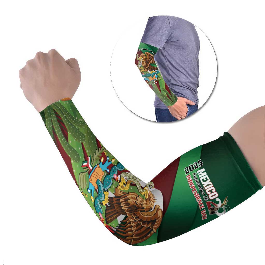 Mexico Independence Day 2025 Arm Sleeves 215th Anniversary Estados Unidos Mexicanos - Wonder Print Shop
