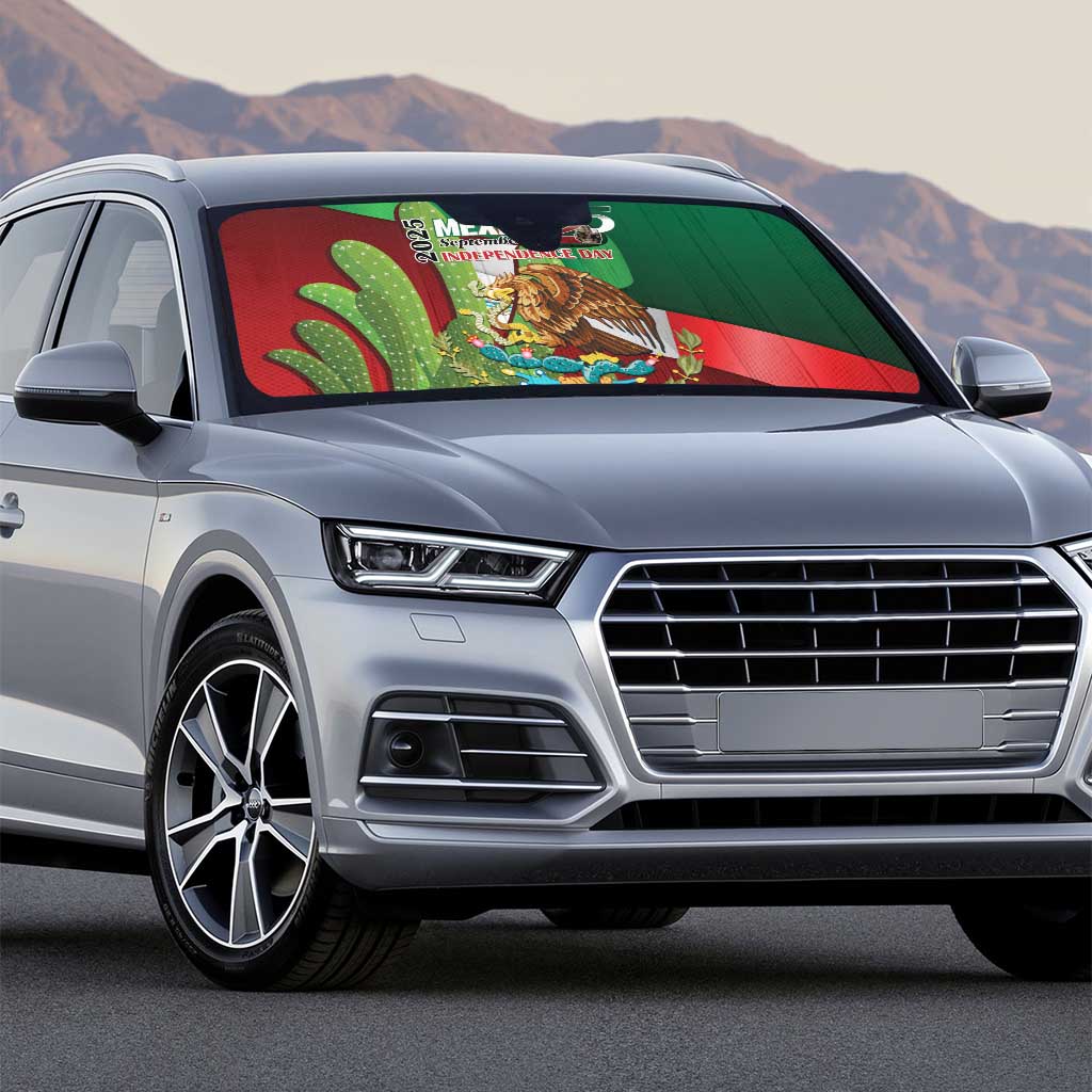Mexico Independence Day 2025 Auto Sun Shade 215th Anniversary Estados Unidos Mexicanos - Wonder Print Shop