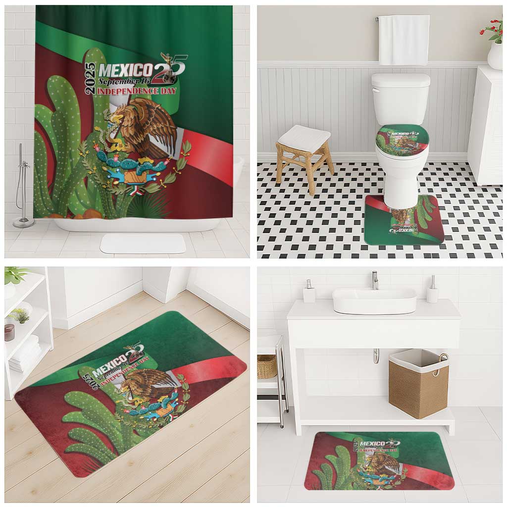 Mexico Independence Day 2025 Bathroom Set 215th Anniversary Estados Unidos Mexicanos - Wonder Print Shop