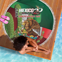 Mexico Independence Day 2025 Beach Blanket 215th Anniversary Estados Unidos Mexicanos - Wonder Print Shop