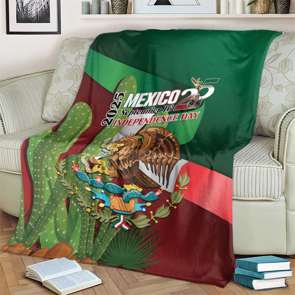 Mexico Independence Day 2025 Blanket 215th Anniversary Estados Unidos Mexicanos - Wonder Print Shop