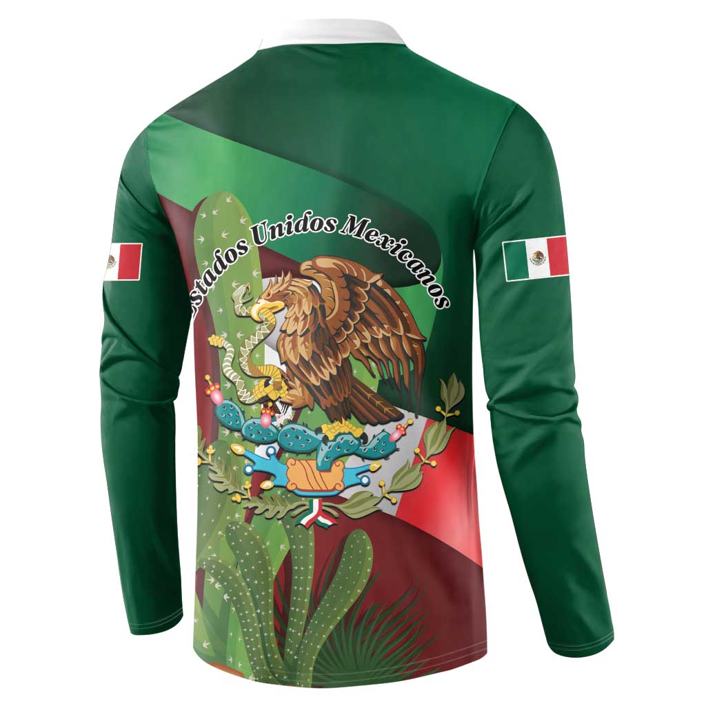 Mexico Independence Day 2025 Button Sweatshirt 215th Anniversary Estados Unidos Mexicanos - Wonder Print Shop