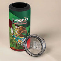Mexico Independence Day 2025 4 in 1 Can Cooler Tumbler 215th Anniversary Estados Unidos Mexicanos - Wonder Print Shop