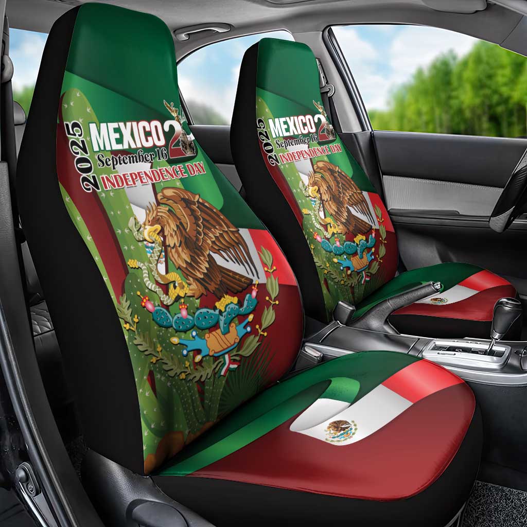 Mexico Independence Day 2025 Car Seat Cover 215th Anniversary Estados Unidos Mexicanos - Wonder Print Shop
