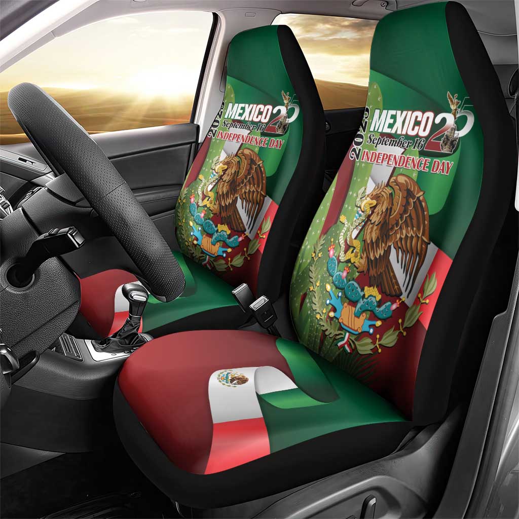 Mexico Independence Day 2025 Car Seat Cover 215th Anniversary Estados Unidos Mexicanos - Wonder Print Shop