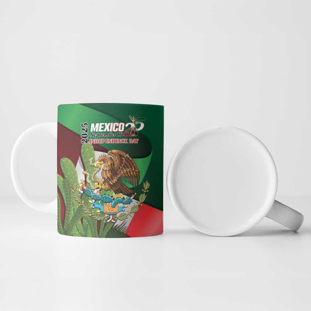 Mexico Independence Day 2025 Ceramic Mug 215th Anniversary Estados Unidos Mexicanos - Wonder Print Shop